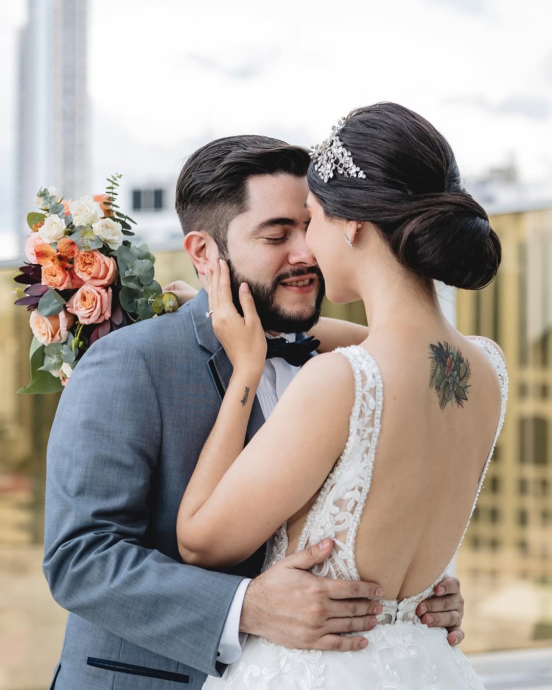 Destination wedding hair in Panama