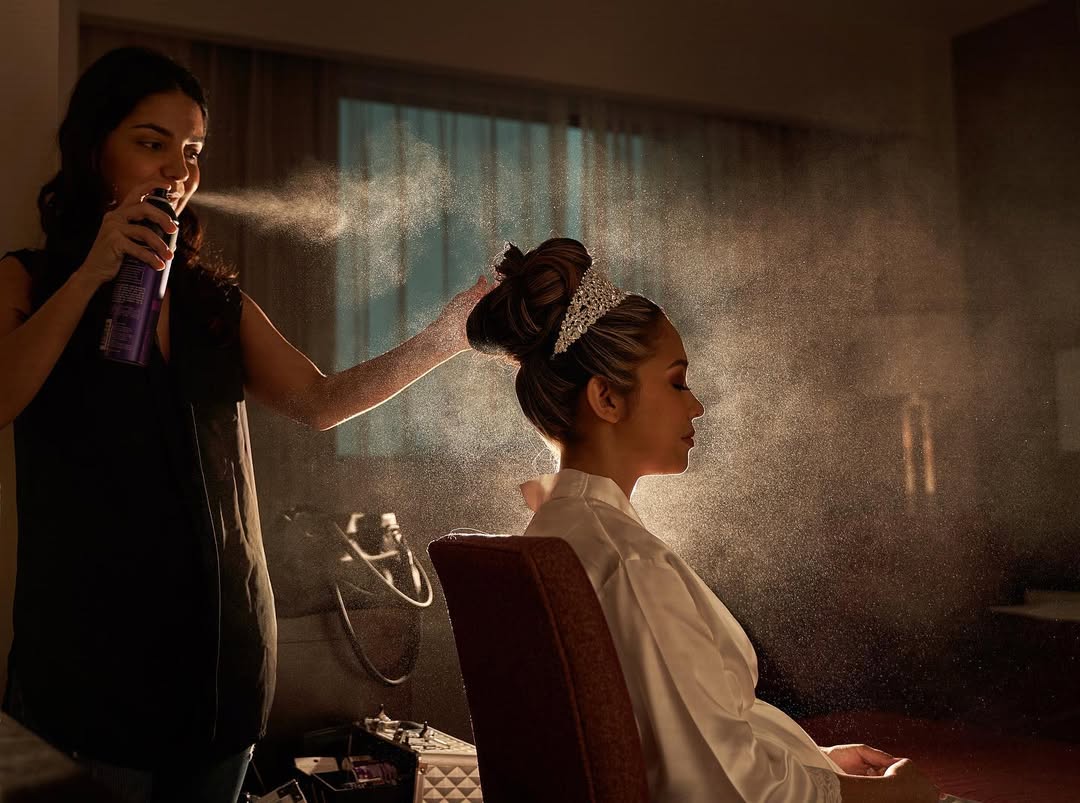 Bridal styling at Magaby beauty studio