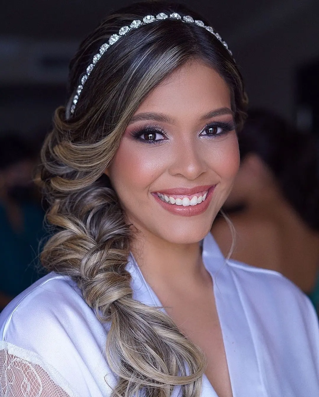 Hindu destination wedding hair in Panama