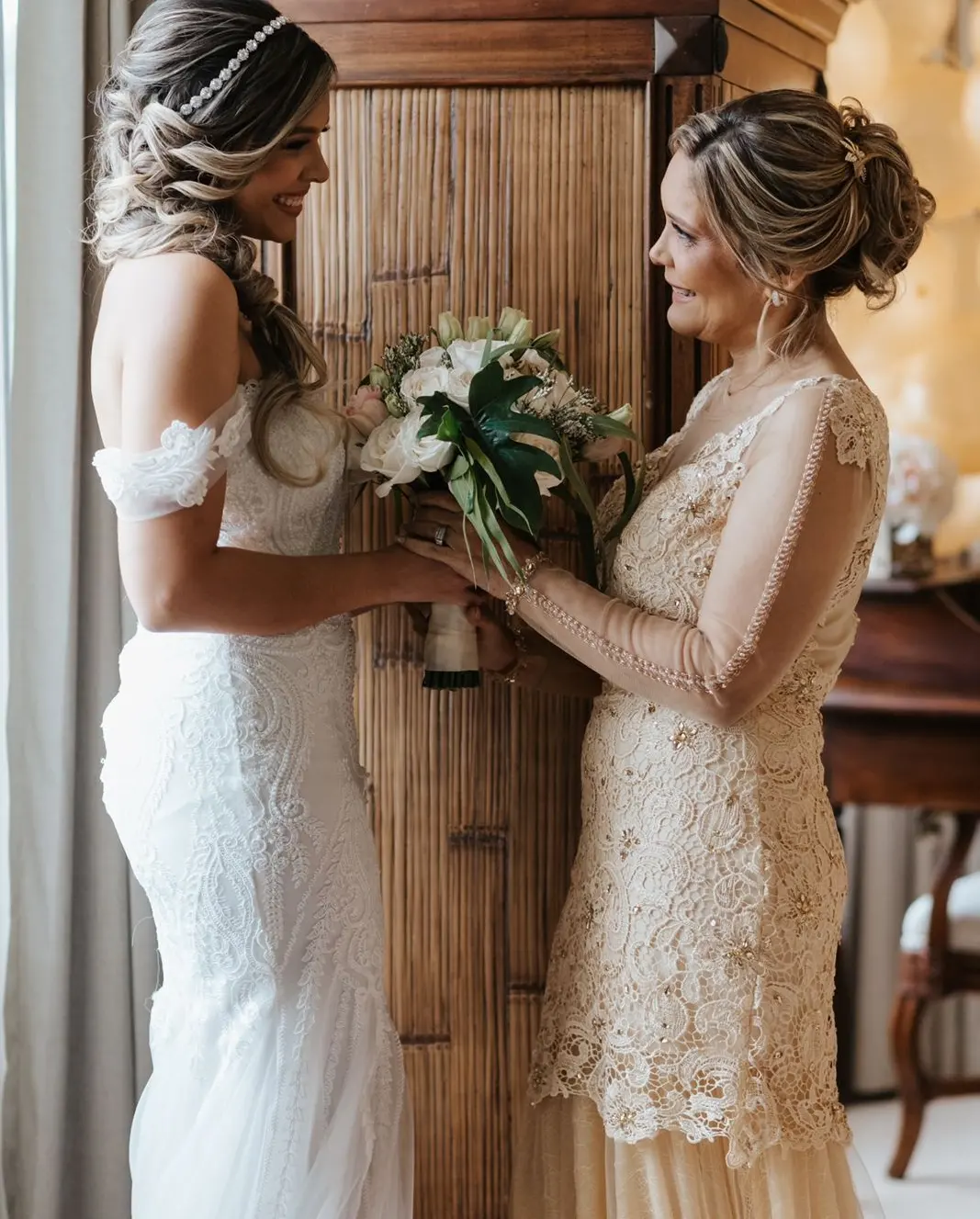Adorned bridal braid Hindu wedding