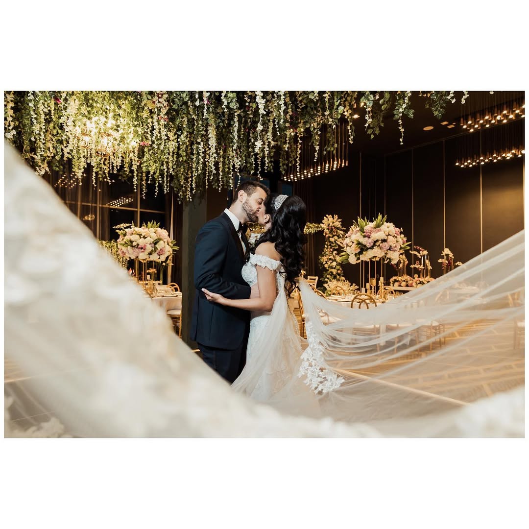 Bridal hair for classic church wedding