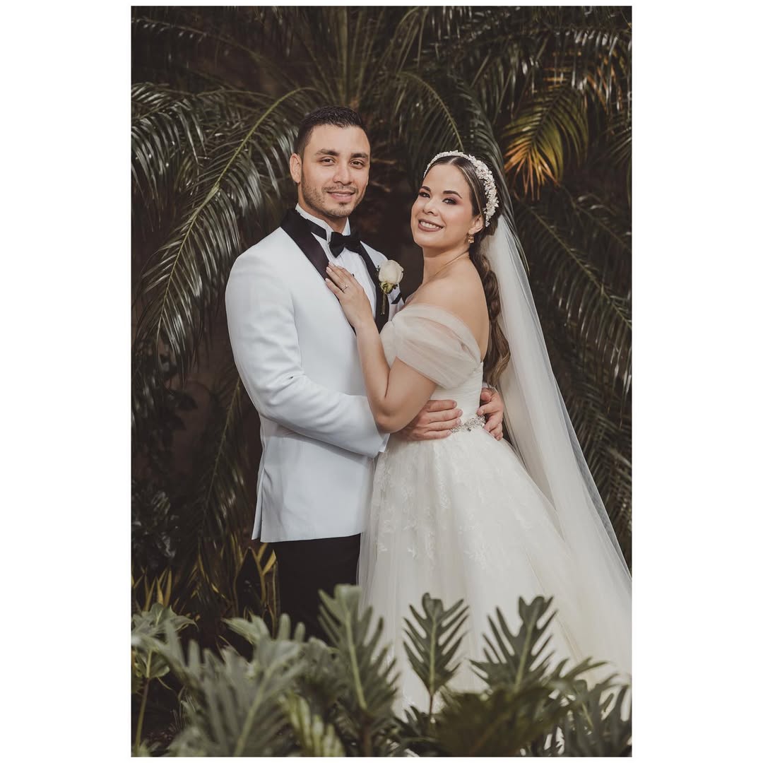 Textured bridal ponytail hairstyle