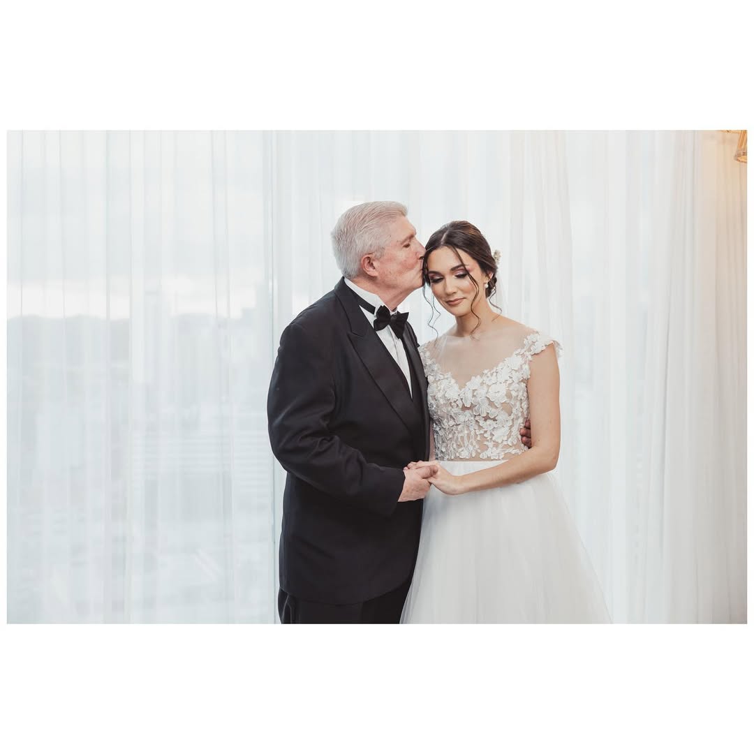 Princess style church wedding hair